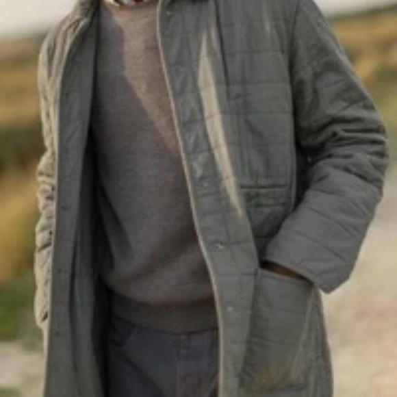 Alex Crane - Quilted Kite Jacket - Stone - Picture 2 of 2